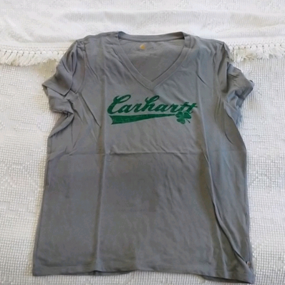 Carhartt Classic T Vneck clover